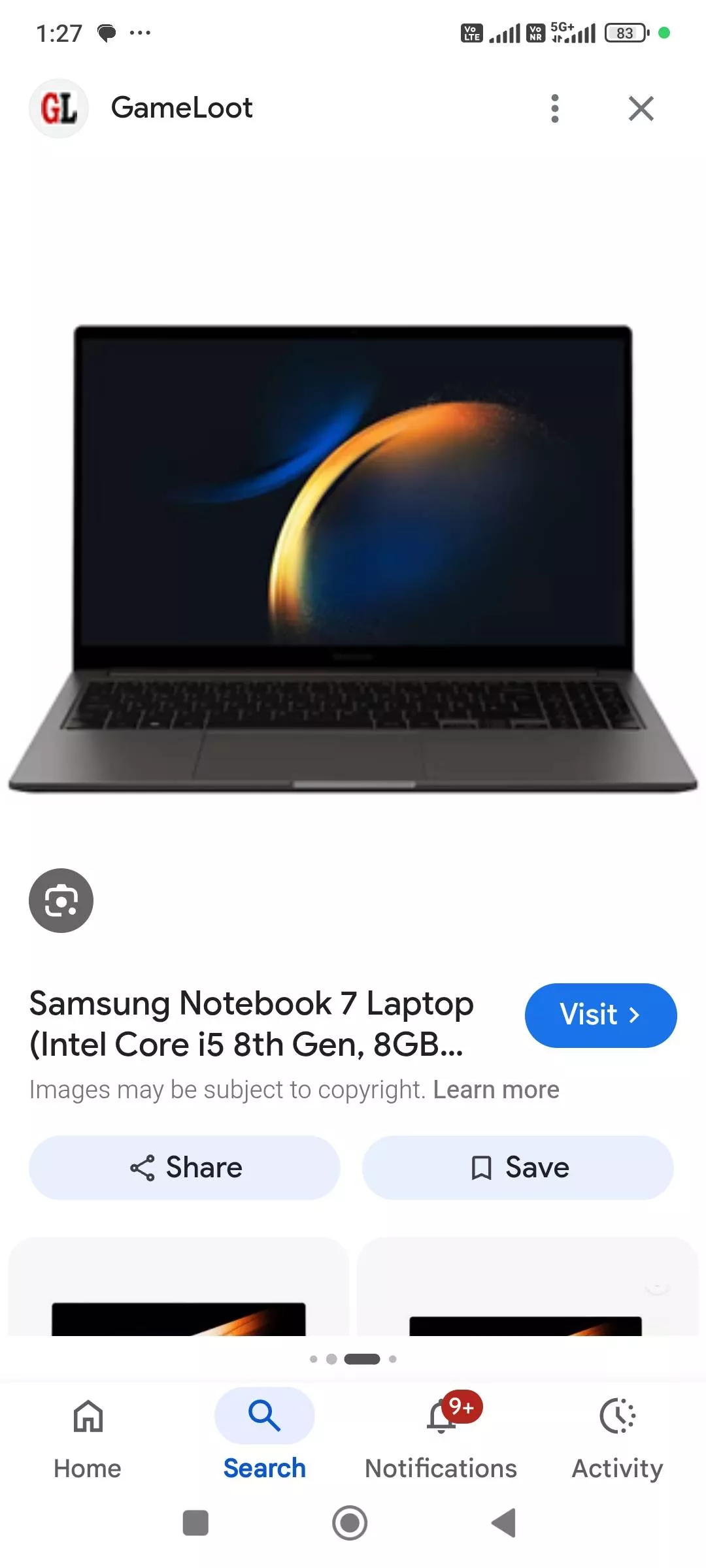 Samsung Notebook 7 Laptop in SUNDARI COMPLEX - Efficient Intel Core i5 -  - Buy Online at EESHWAR SYSTEMS