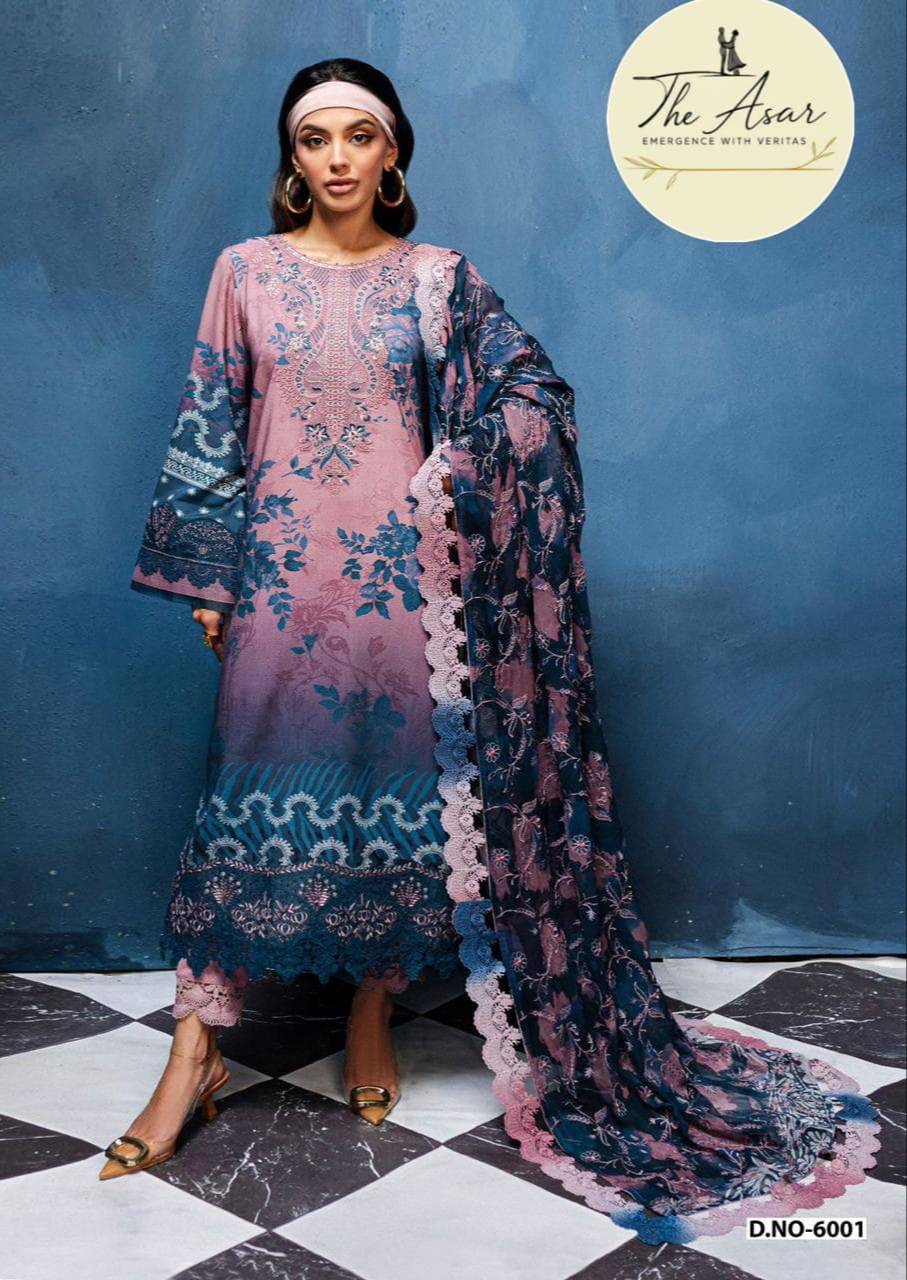  Asar Digitally Printed Unstitched Pure Cotton Suit Fabric in Kanpur - Elegant Floral Patterns THE ASAR 14 08 NAWABCOMPOUND CIVIL LINESKANPUR