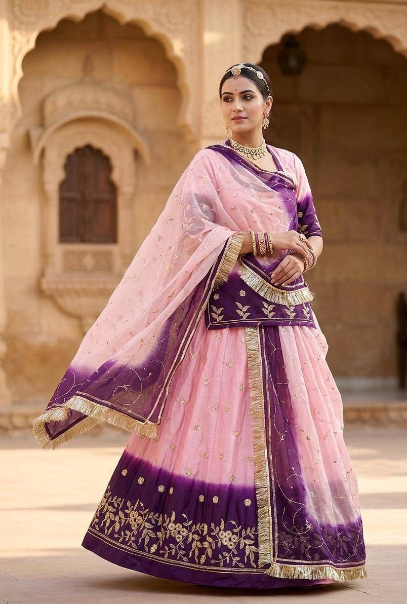 Dharma Collection Rajputi Poshak in Dungla Rajasthan - Elevate Your Traditional Look - Image 1
