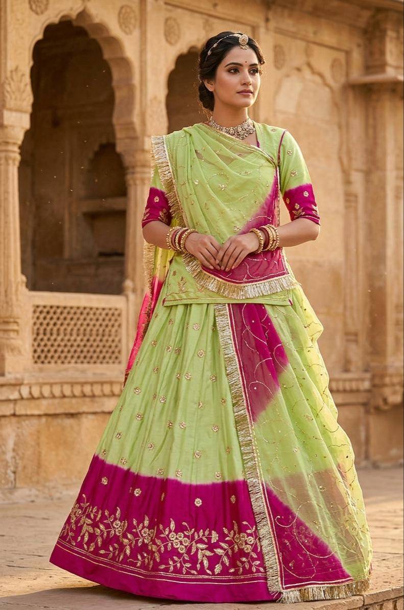 Dharma Collection Rajputi Poshak in Dungla Rajasthan - Elevate Your Traditional Look - Image 2