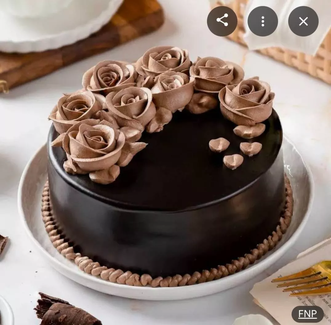 Chocolate Rose Cake in Baniarapara - Elegant and Rich -  - Buy Online at RUBUL AHMED