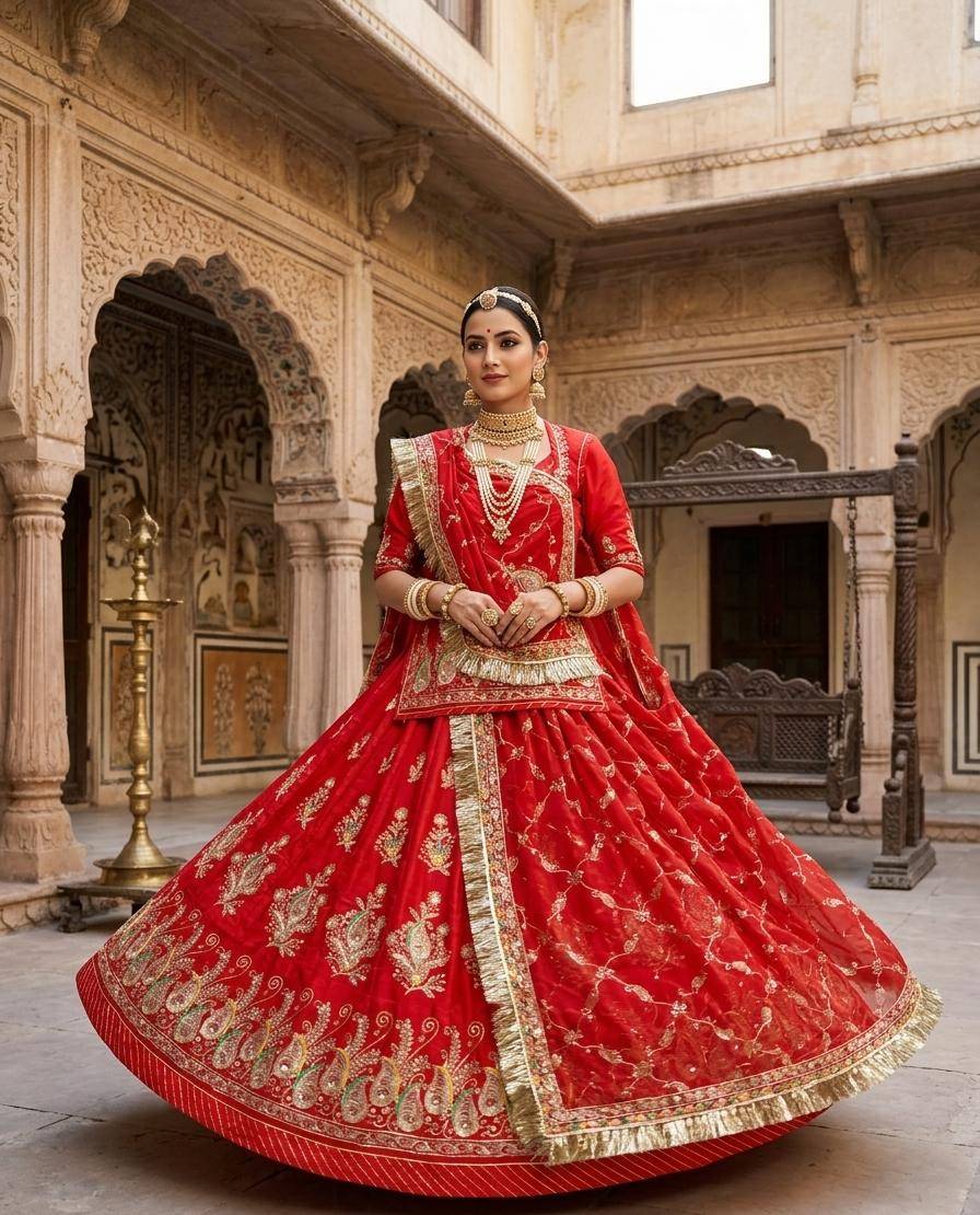 Rajputi Poshak in Dungla Rajasthan - Elevate Your Traditional Attire - Image 1