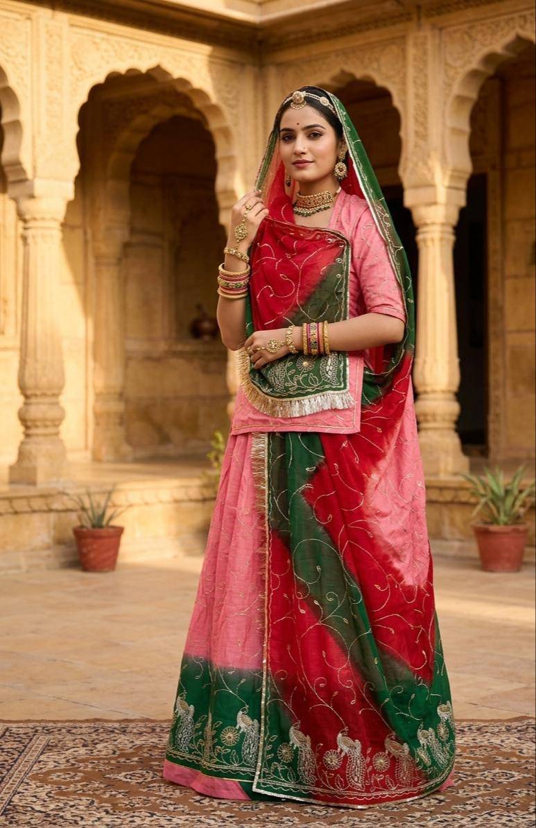 Rajputi Poshak in Dungla, Rajasthan - Timeless Traditional Attire - Image 1