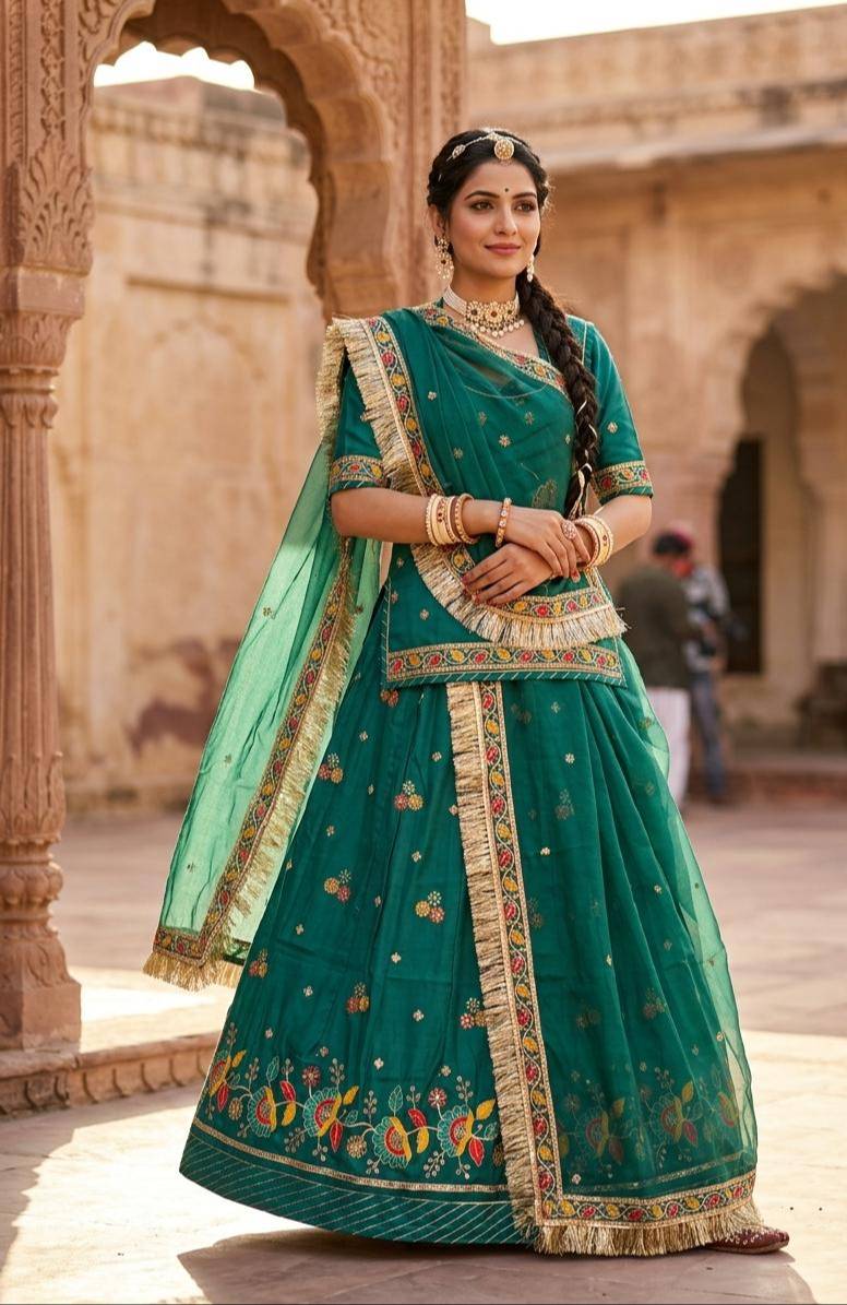 Dharma Collection Rajputi Poshak in Dungla, Rajasthan - Elevate Your Traditional Attire - Image 3