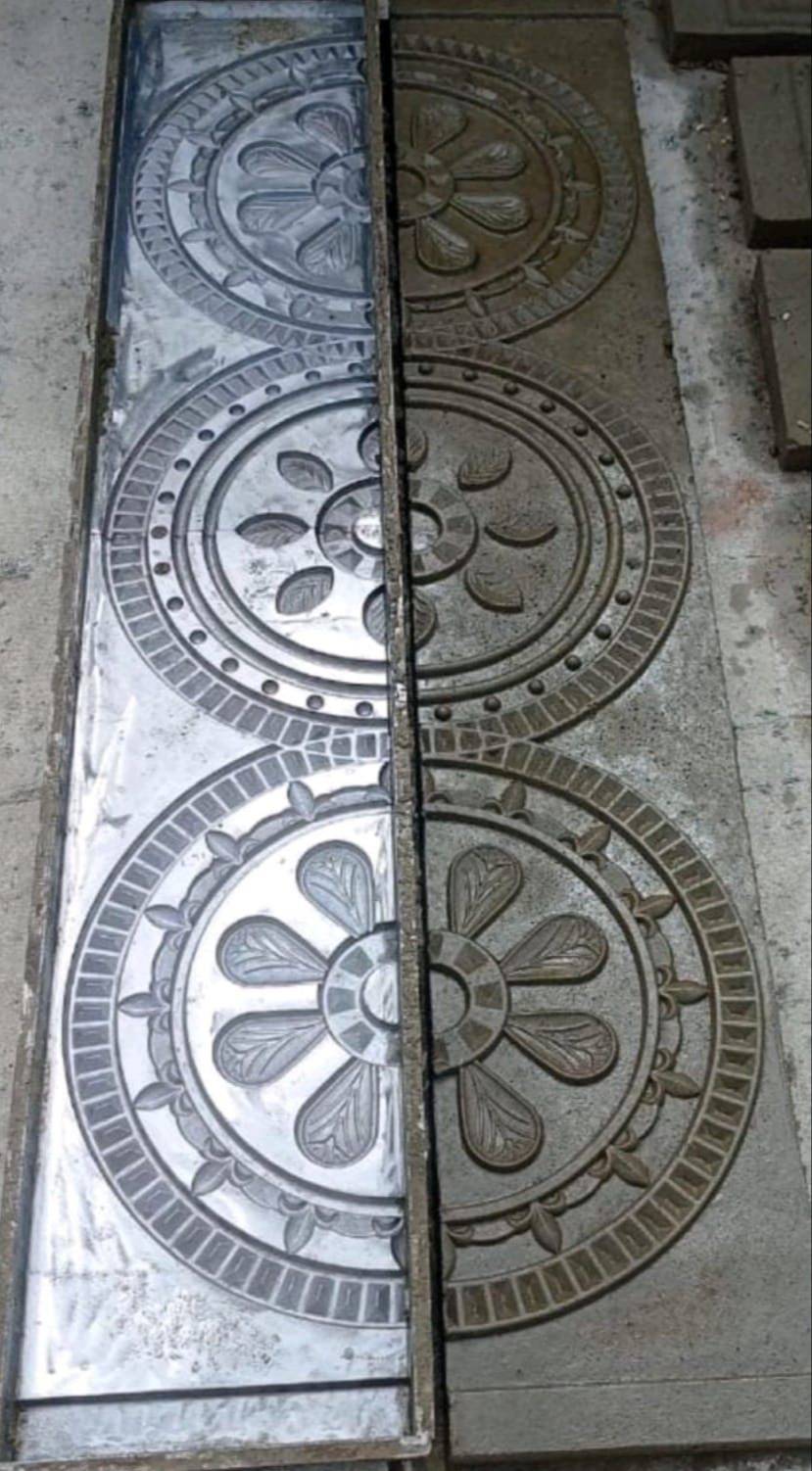 Decorative Concrete Floor Stencil in Hyderabad - Detailed Design Crafting -  - Buy Online at BHUMI ENTERPRISES