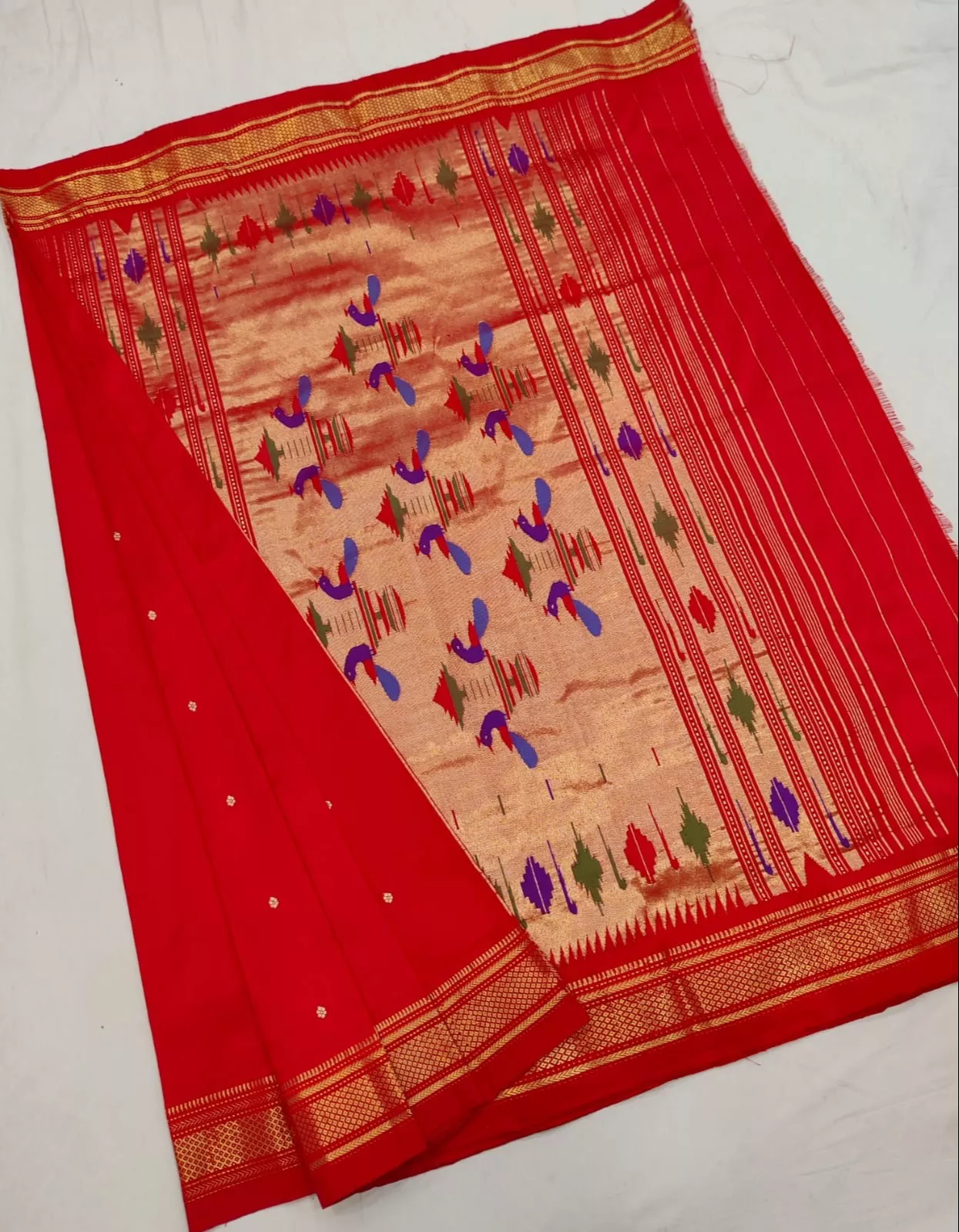Handloom Paithani Saree in Pune: Elevate Your Ethnic Wardrobe -  - Buy Online at KALANSHUK