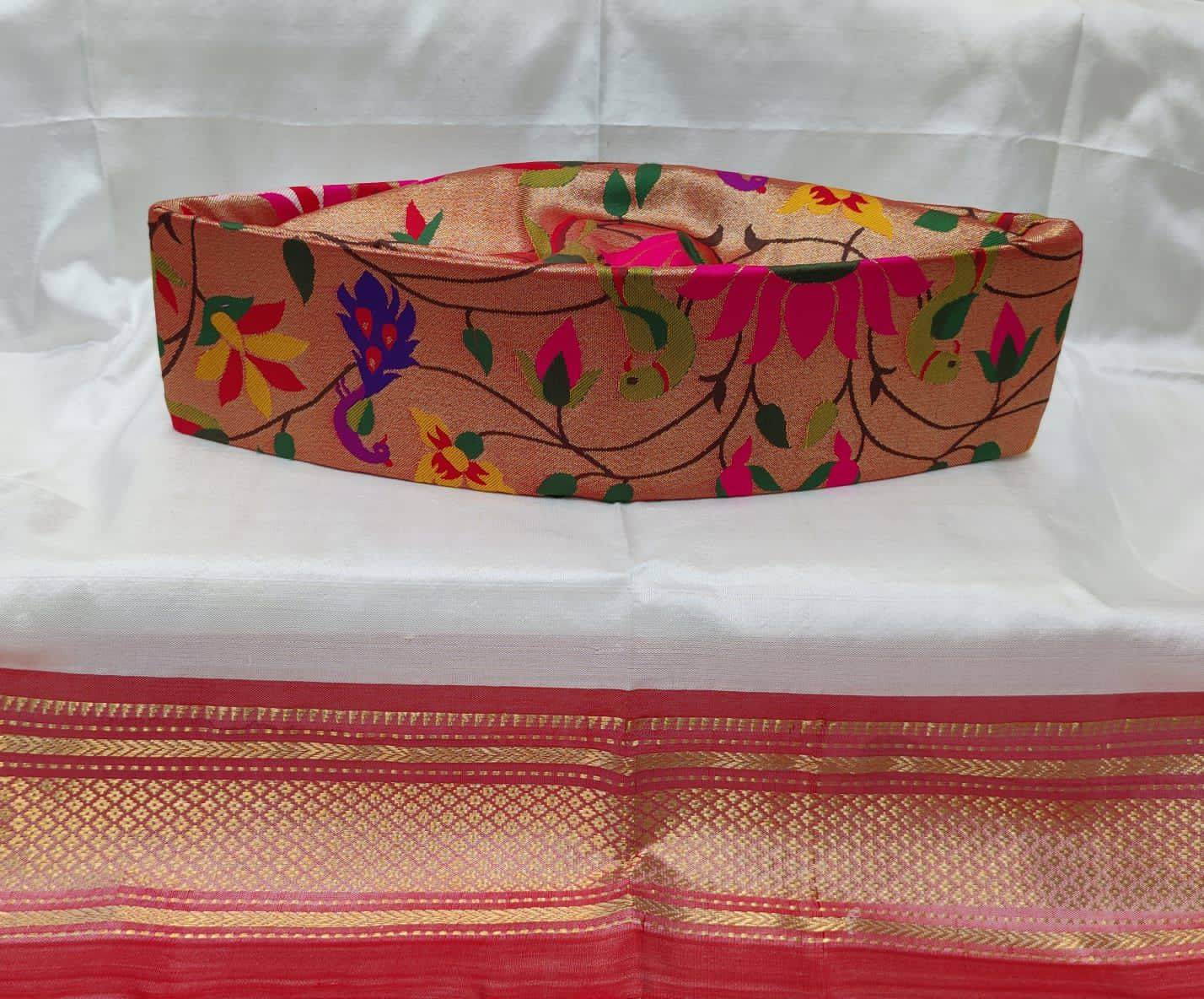 Traditional Paithani Cap -  - Buy Online at KALANSHUK