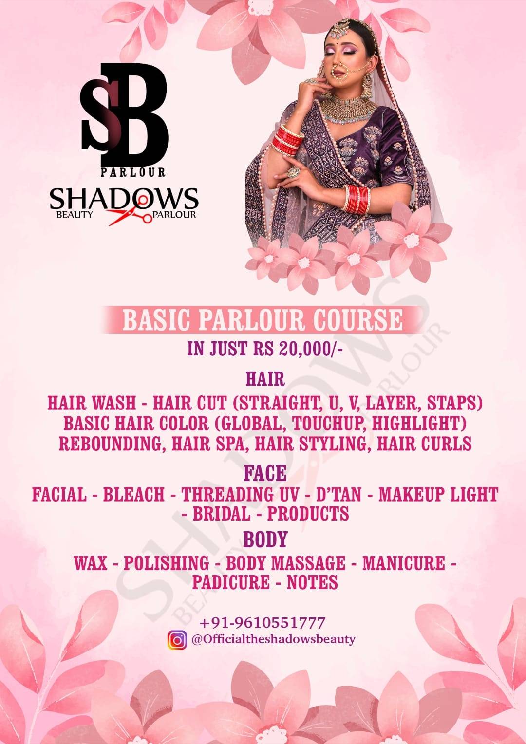 Parlour Course Basic in Beawar: Learn Hair, Face, and Body Treatments -  - Buy Online at SHREE ENTERPRISES