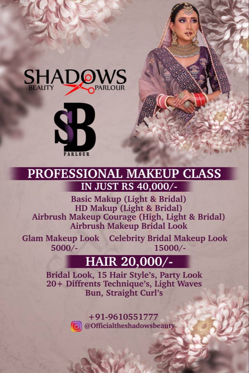 Beauty School: Professional Makeup and Hair Classes in Bijainagar - Advanced Techniques -  - Buy Online at SHREE ENTERPRISES
