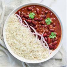 Indian Cuisine: Rajma Chawal in Waterfall View Cafe Sissu - Authentic North Indian Delicacy -  - Buy Online at RAM DEI