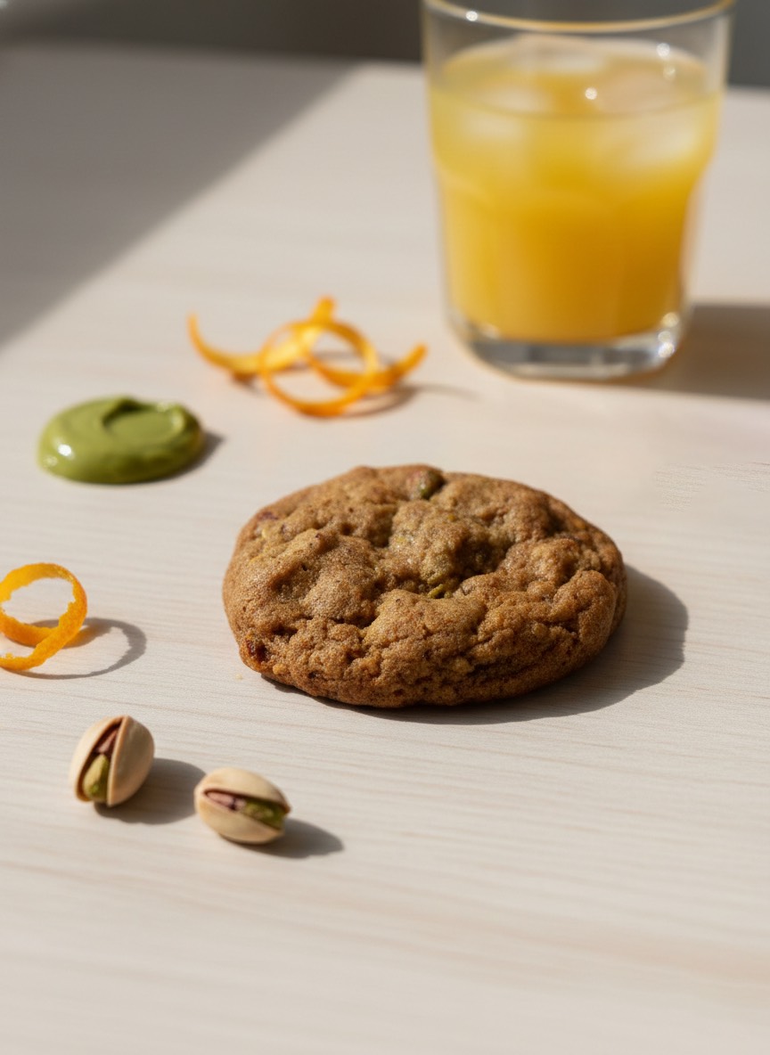 Bakery/Orange Pistachio Cookies in Jaipur: Delicious Citrus & Nut Blend -  - Buy Online at COOKIE JUNGLE