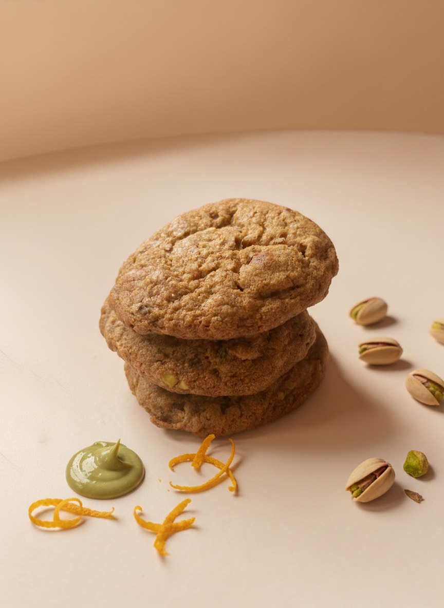 Bakery/Orange Pistachio Cookies in Jaipur: Delicious Citrus & Nut Blend - Image 1
