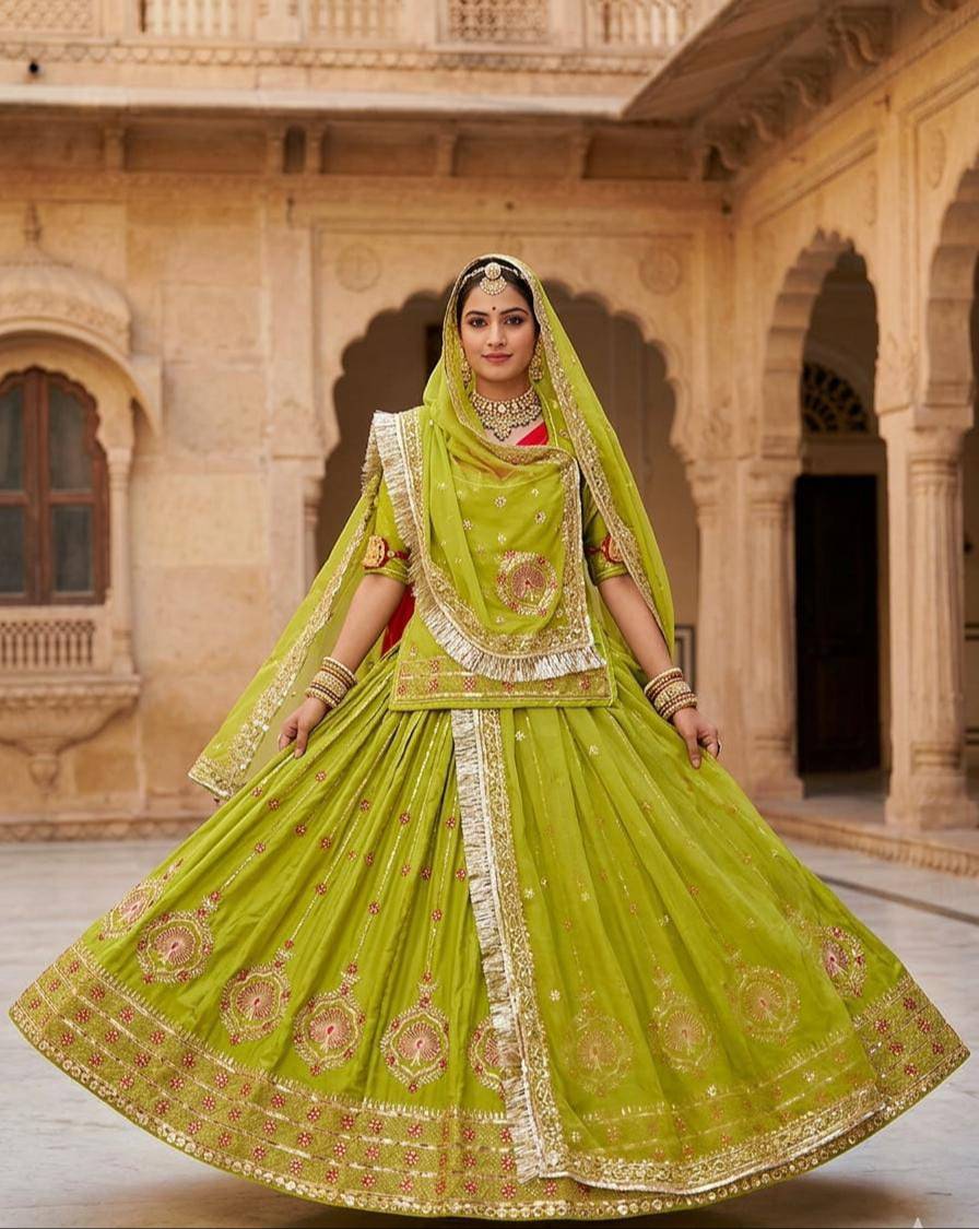 Rajputi Poshak in Dungla Rajasthan - Elevate Your Traditional Wardrobe -  - Buy Online at DHARMA COLLECTION