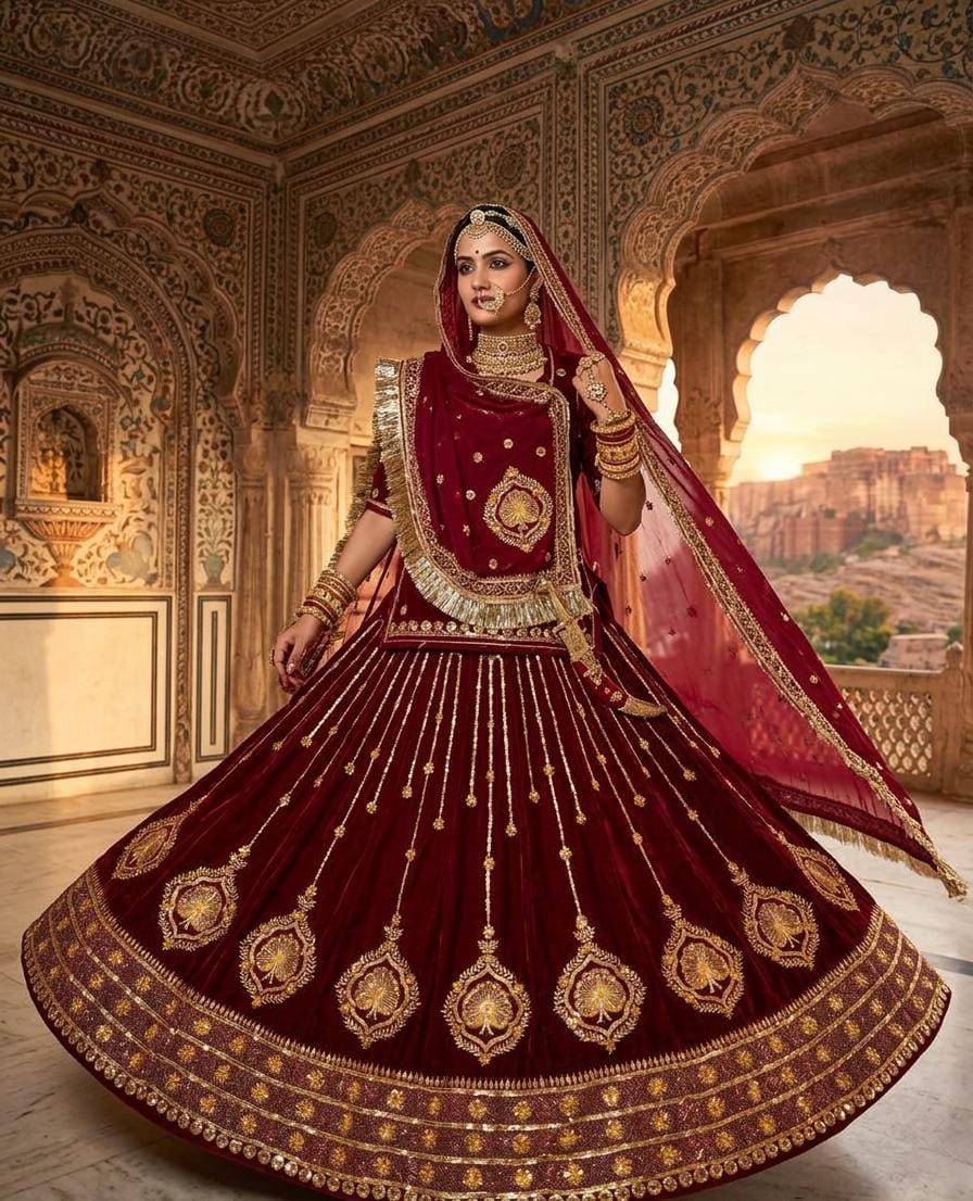Dharma Collection Rajputi Poshak in Dungla Rajasthan - Timeless Royal Elegance -  - Buy Online at DHARMA COLLECTION