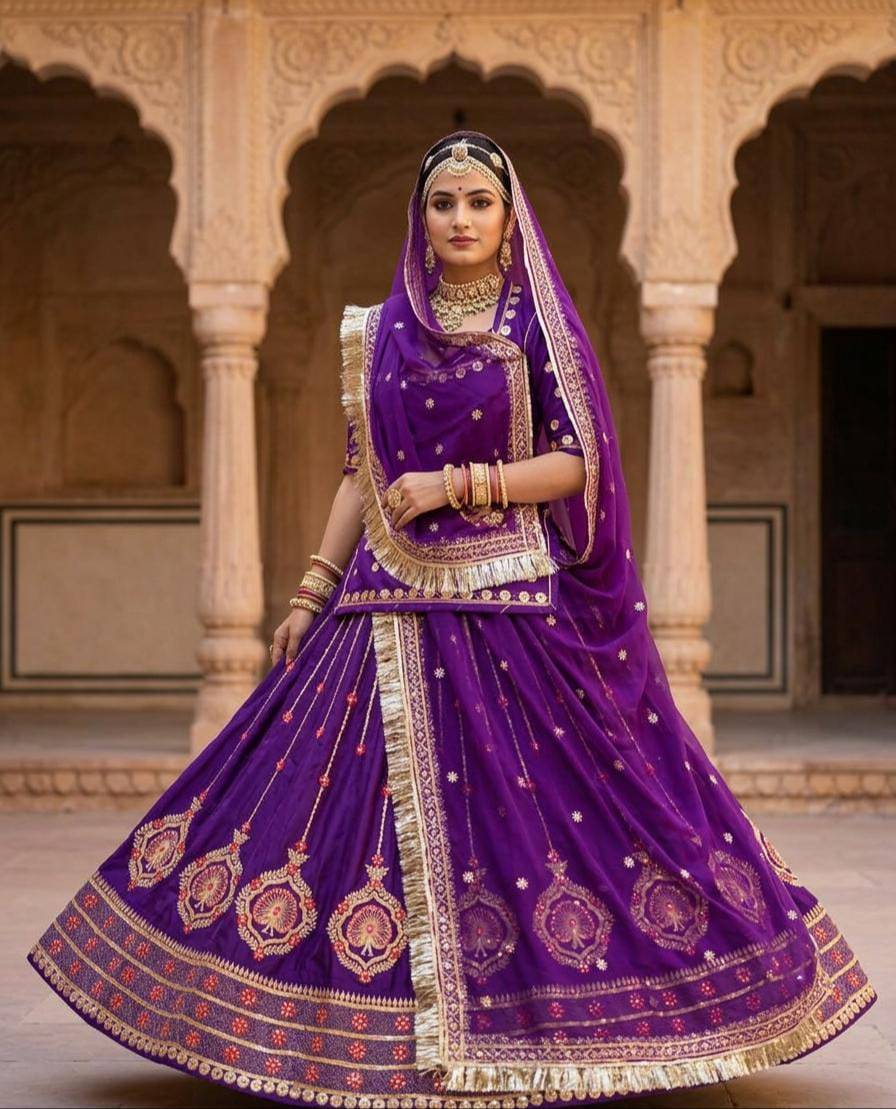 Dharma Collection Rajputi Poshak in Dungla Rajasthan - Timeless Royal Elegance - Image 2