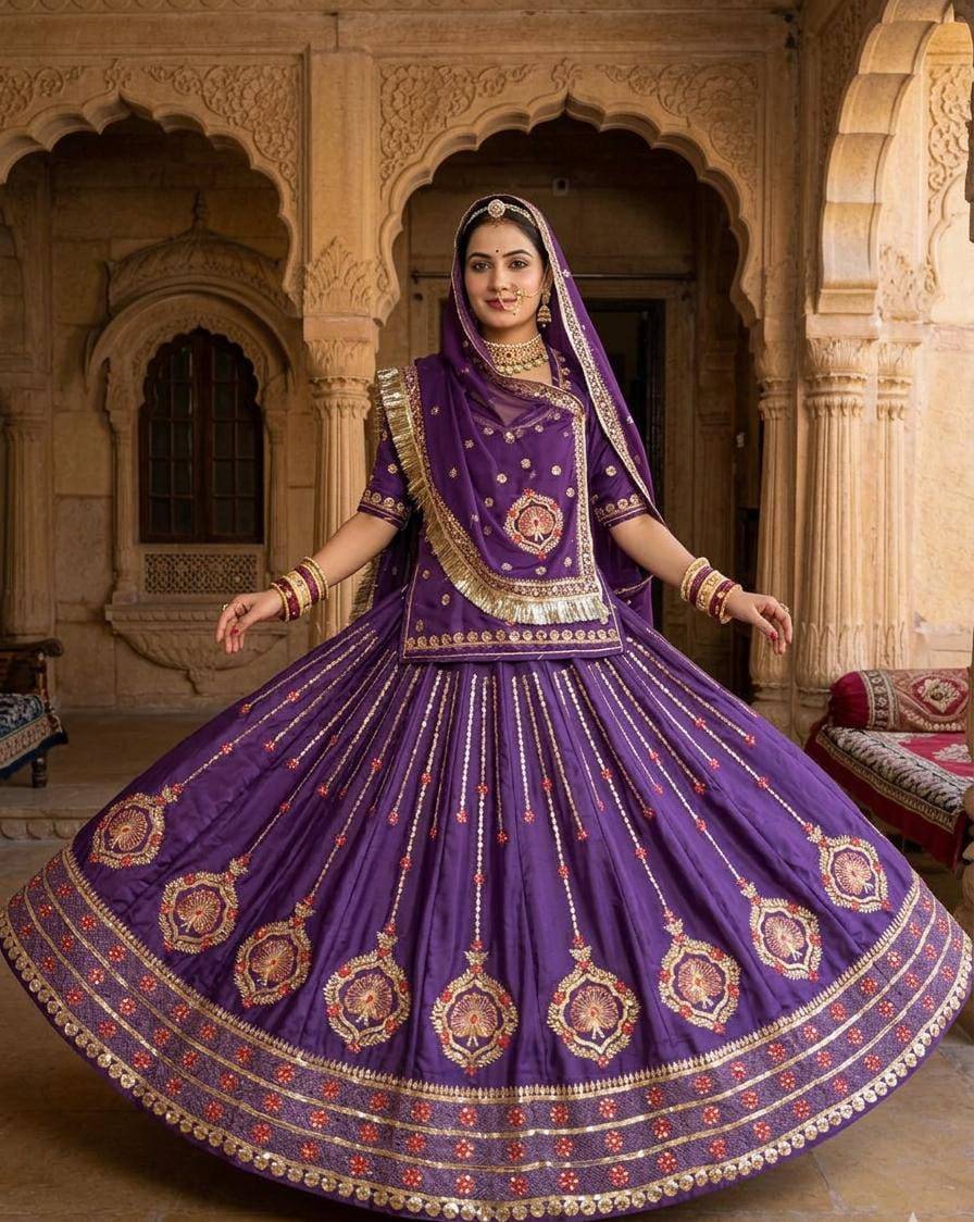 Dharma Collection Rajputi Poshak in Dungla Rajasthan - Timeless Royal Elegance - Image 4