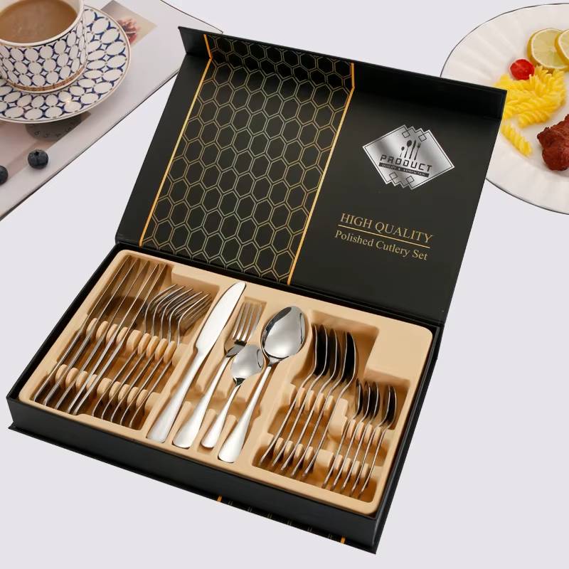 24 Piece Cutlery Set in Aligarh: High-Quality Polished Set for Elegant Dining - Image 2