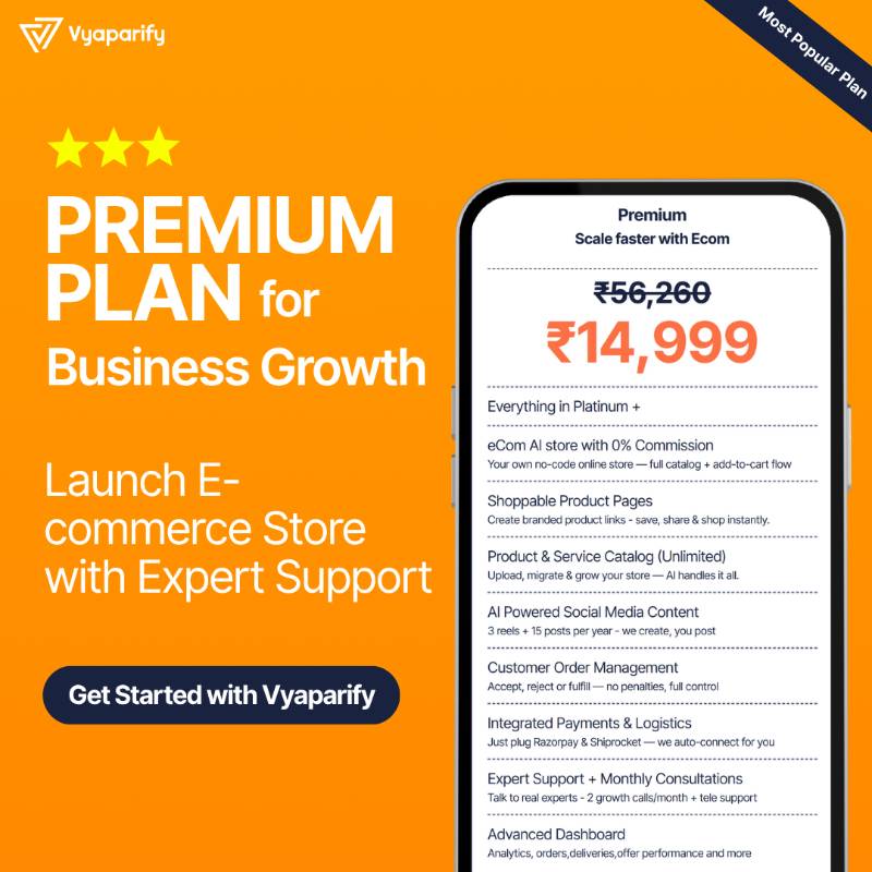 Premium Plan For HDFC Bank SmartHub Merchants -  - Buy Online at VYAPARIFY RUBINUS PRIVATE LIMITED