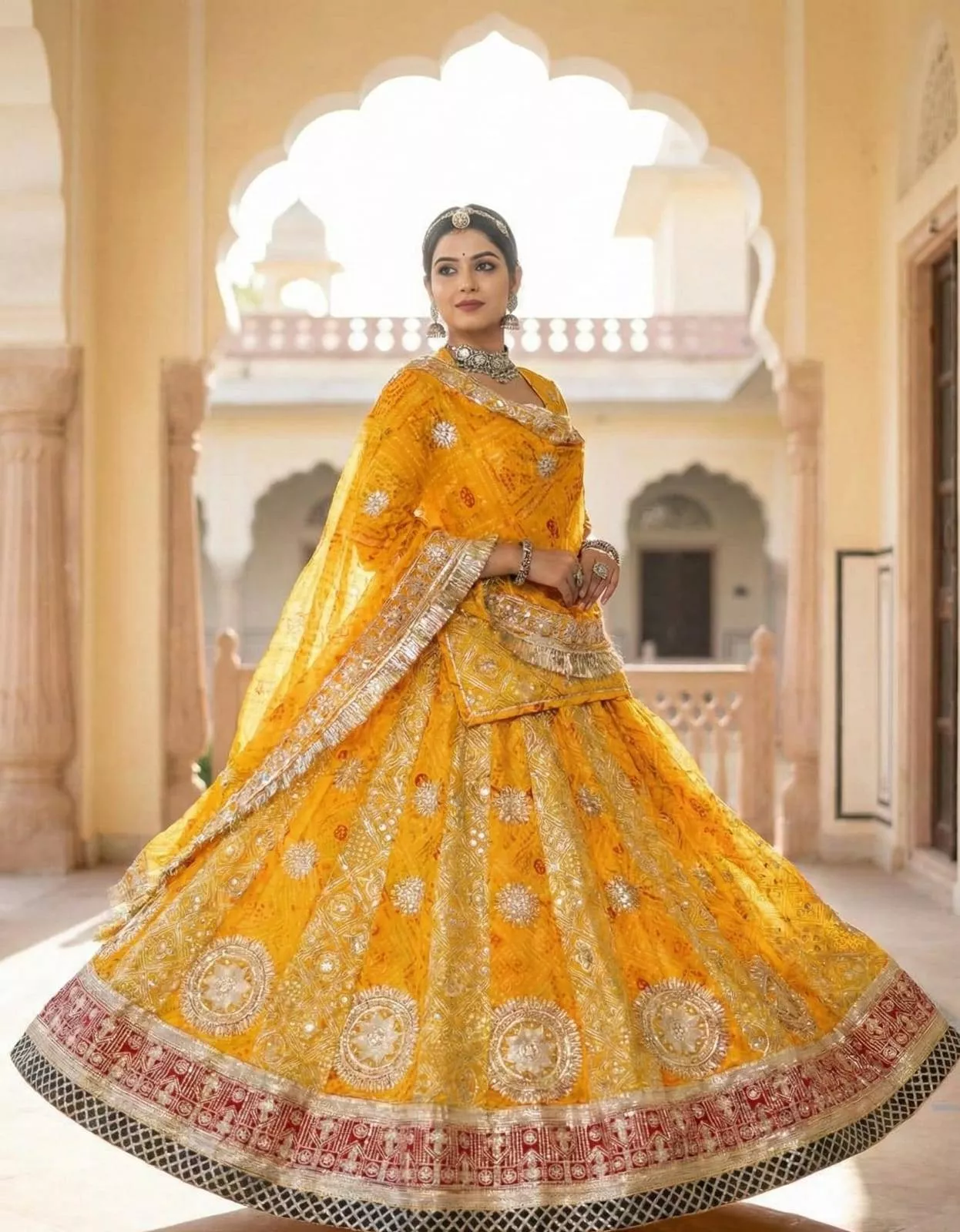 Dharma Collection Rajputi Poshak in Dungla, Rajasthan - Heritage Elegance -  - Buy Online at DHARMA COLLECTION