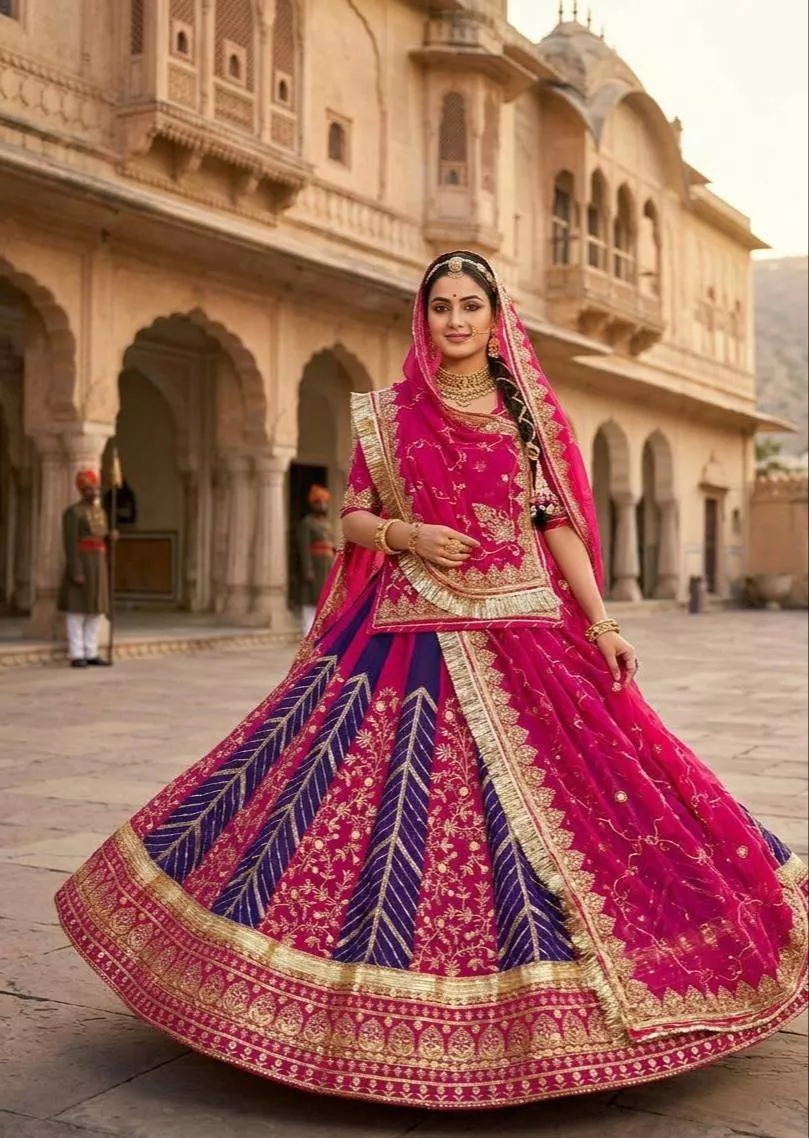 Rajputi Poshak in Dungla, Rajasthan - Regal Attire for Traditional Elegance -  - Buy Online at DHARMA COLLECTION