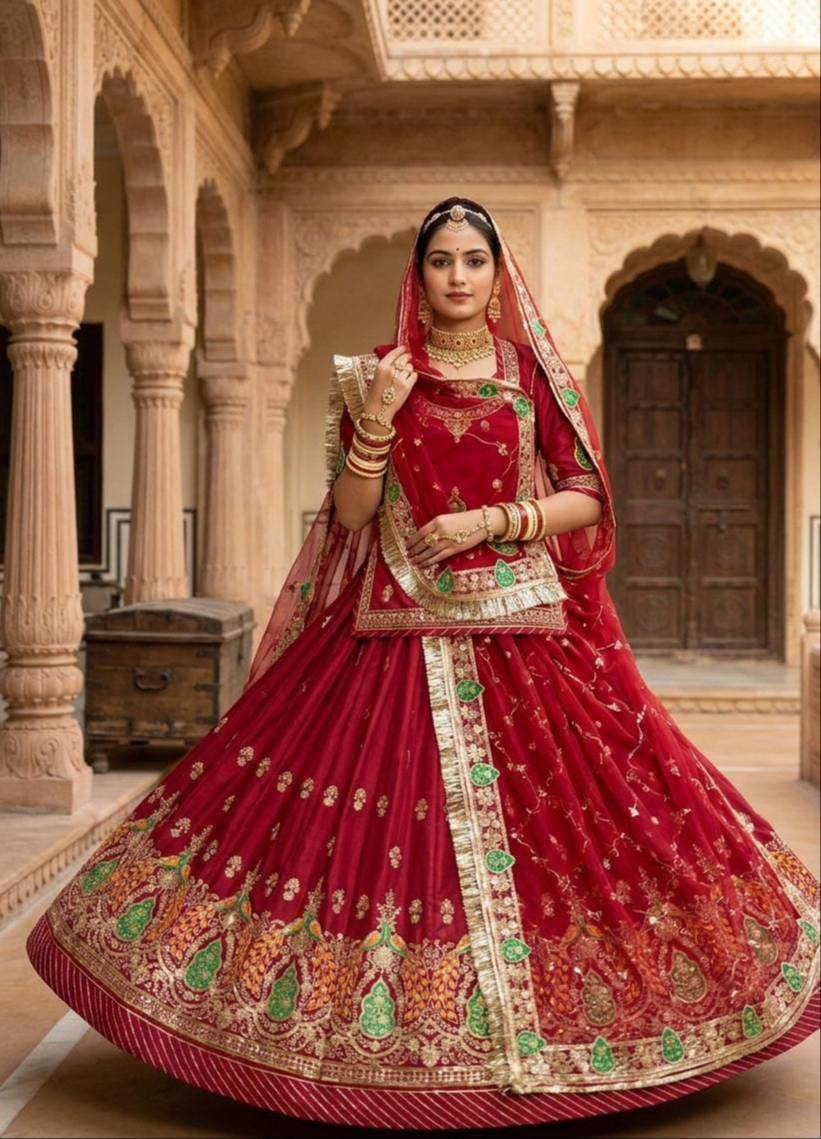 Rajputi Poshak in Dungla, Rajasthan - Elevate Your Traditional Look -  - Buy Online at DHARMA COLLECTION