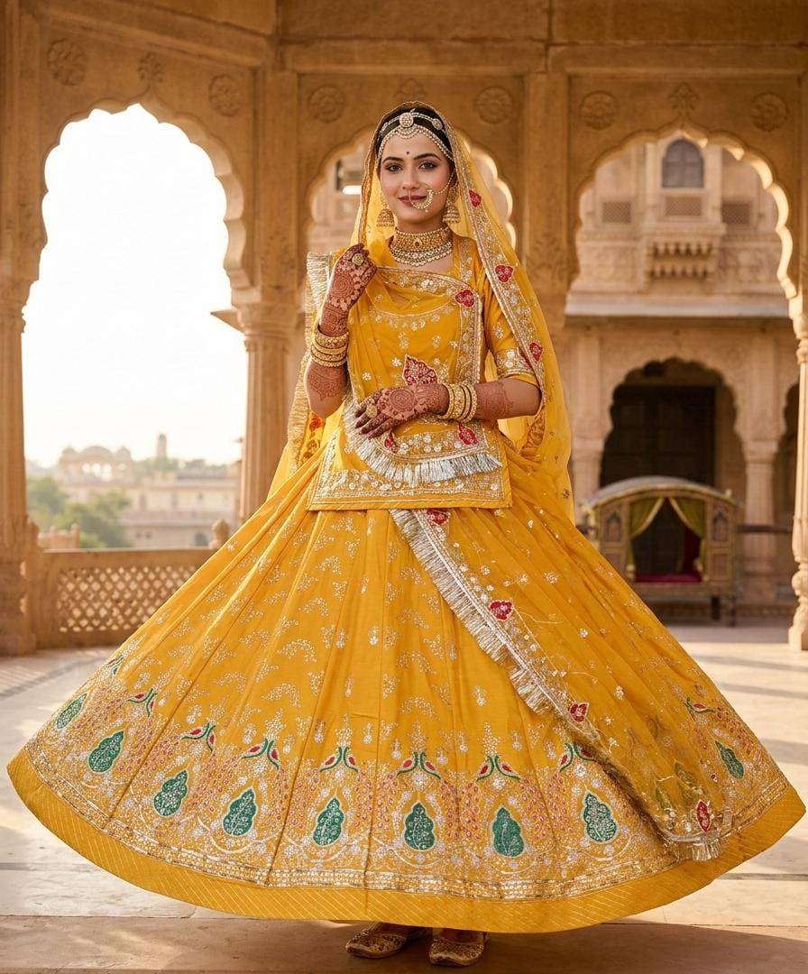 Rajputi Poshak in Dungla, Rajasthan - Elevate Your Traditional Look - Image 1