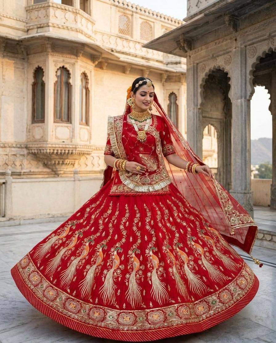 Rajputi Poshak in Dungla Rajasthan: Elevate Your Traditional Look -  - Buy Online at DHARMA COLLECTION