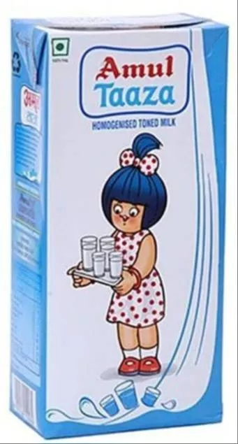 Amul Taaza Homogenised Toned Milk in J M Road - Fresh and Hygienic -  - Buy Online at CHOUDHURY STORE