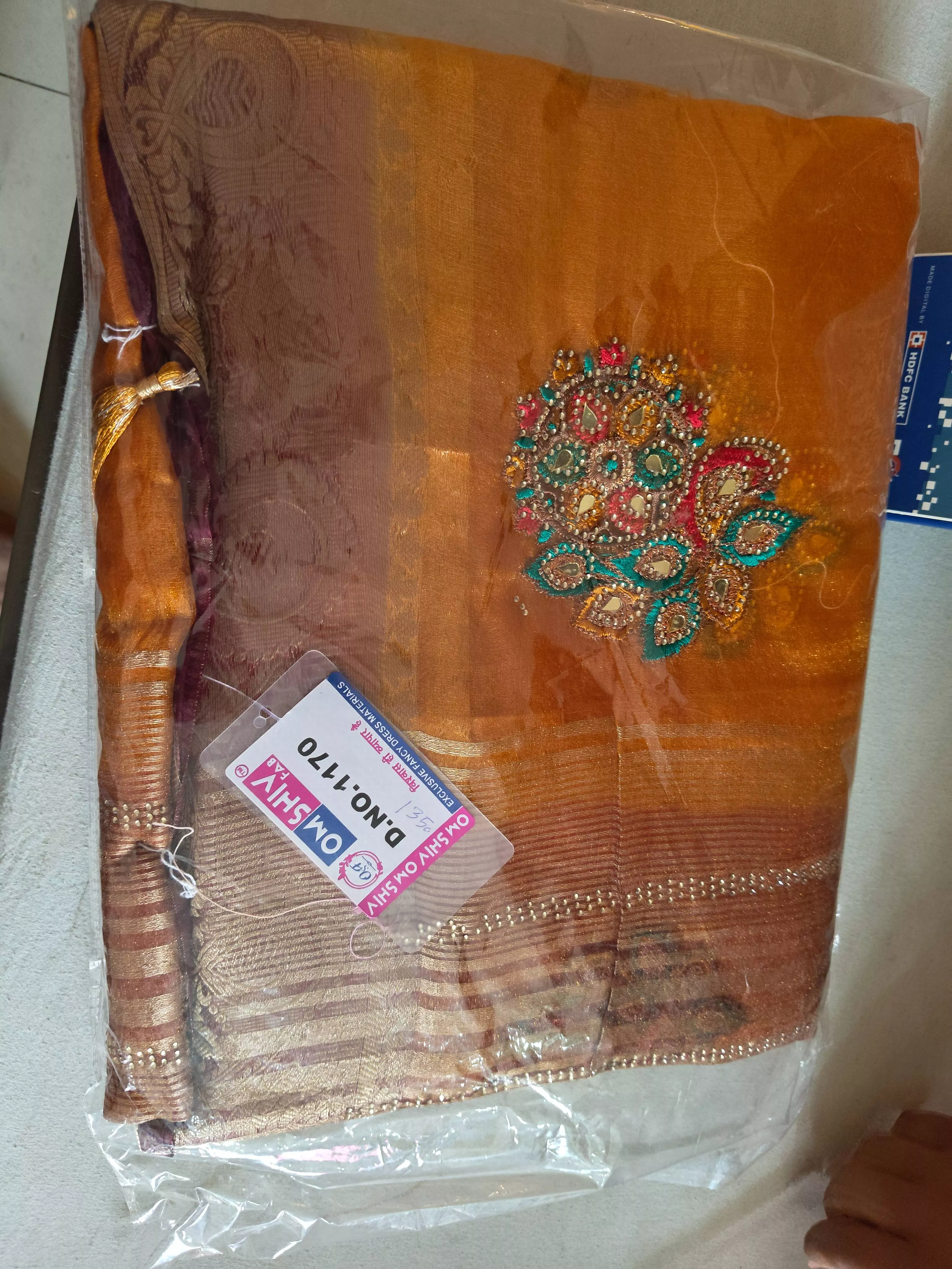 Silk Saree Embroidered in Colonelganj - Elegant Design -  - Buy Online at RAHUL ENTERPRISES