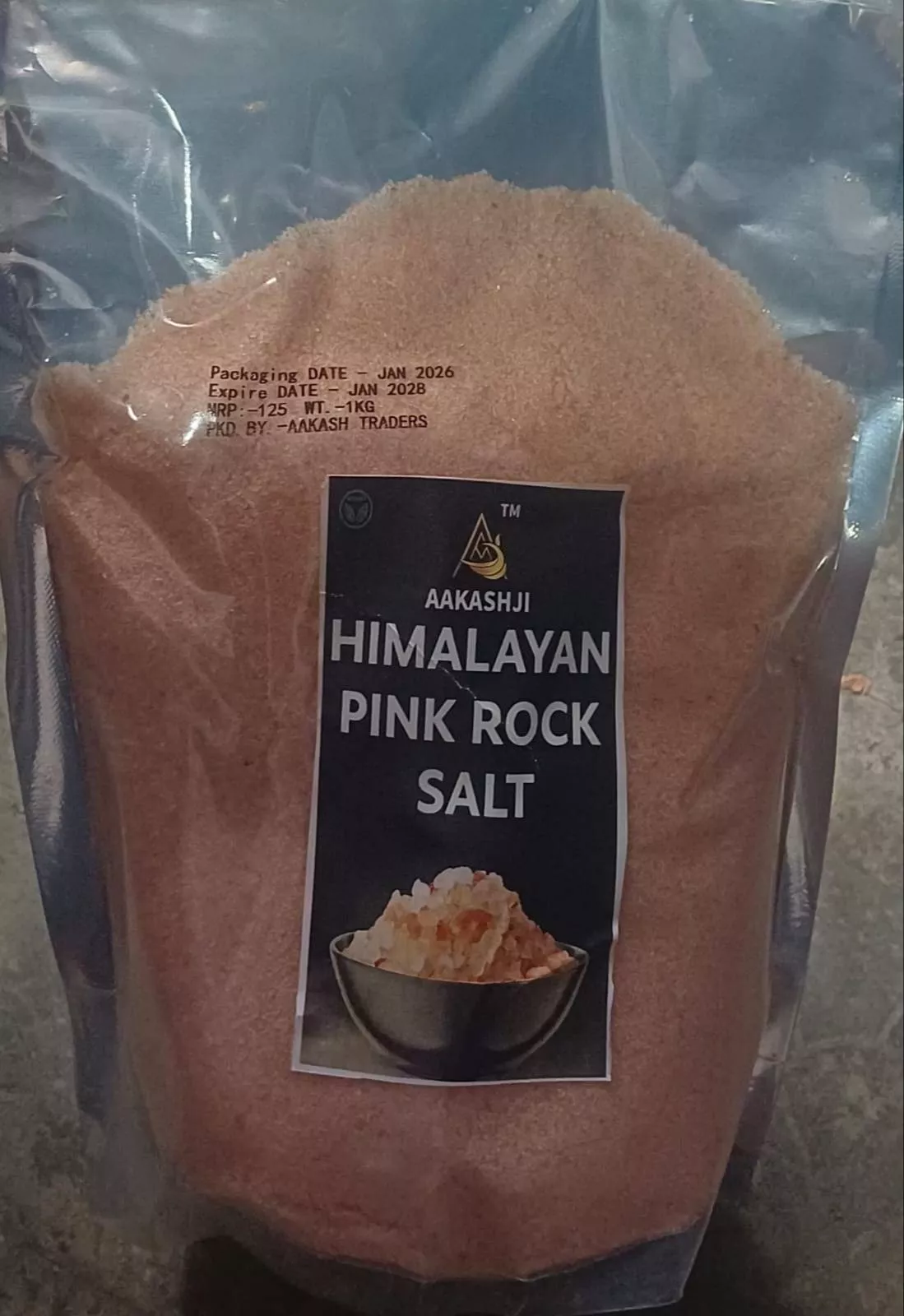 Aakashji Himalayan Pink Rock Salt in Samastipur - Pure 1kg Pack -  - Buy Online at AAKASH TRADERS