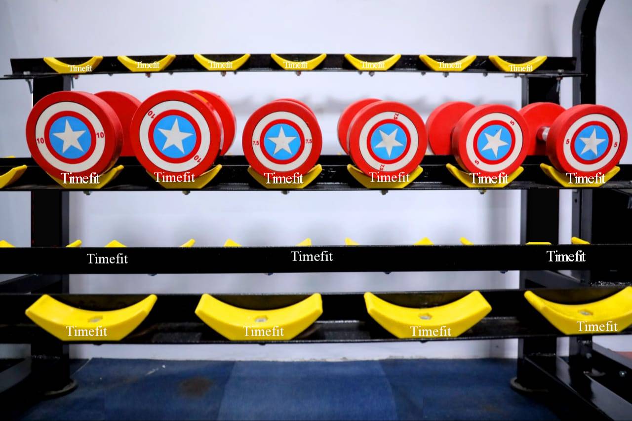 Timefit Dumbbell Rack Holders in Meerut - Organize Your Gym Efficiently -  - Buy Online at KUN INTERNATIONAL