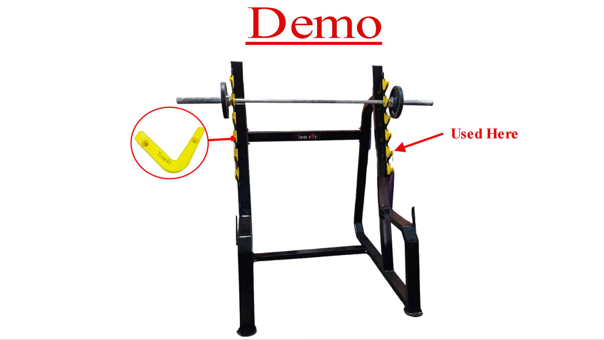 Timefit Gym Machine Curve Bench Bracket in Meerut - Secure Heavy Weight Support -  - Buy Online at KUN INTERNATIONAL