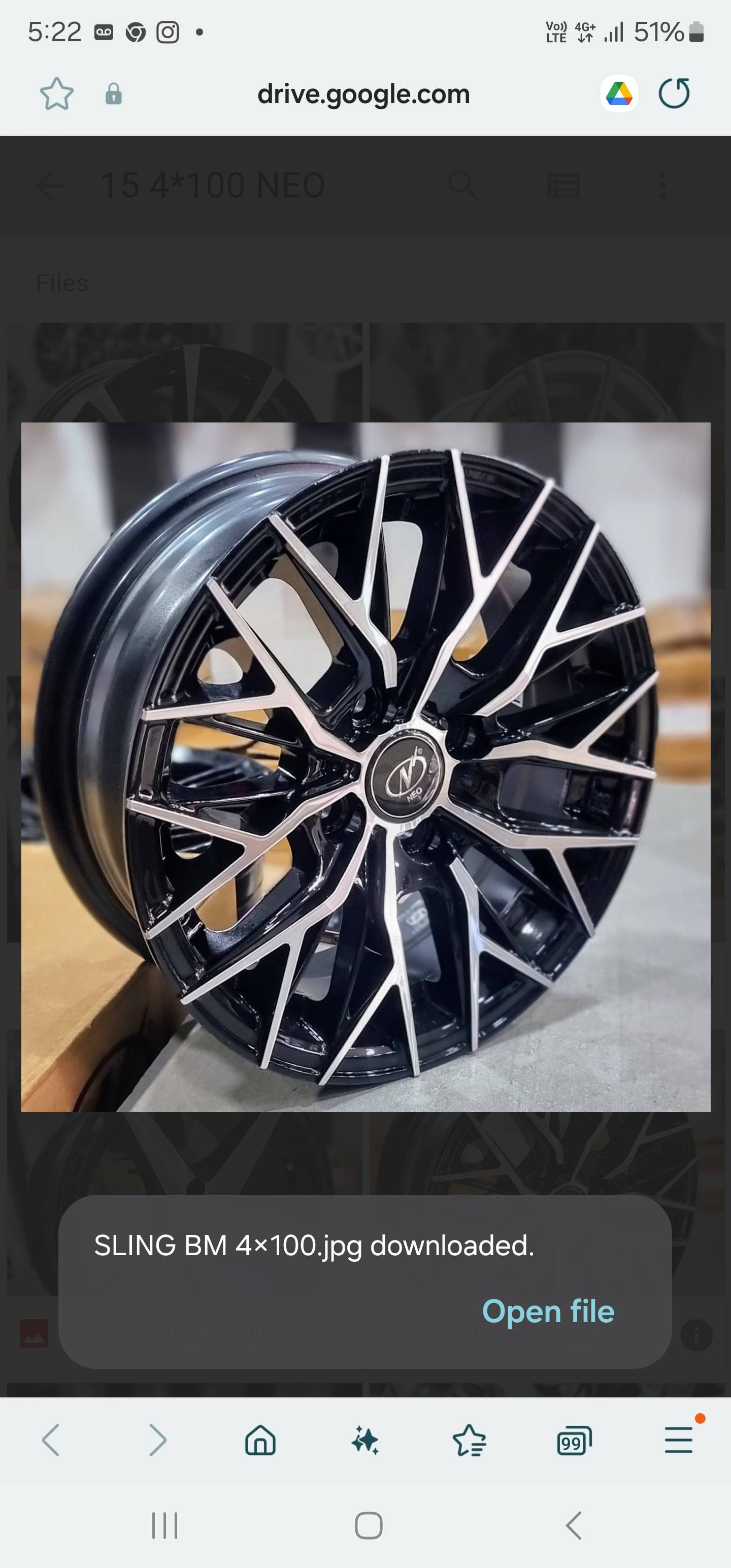 SLING BM Alloy Wheel in Bangalore Lightweight and Stylish -  - Buy Online at VINITH AND COMPANY CAR AKARSHAN