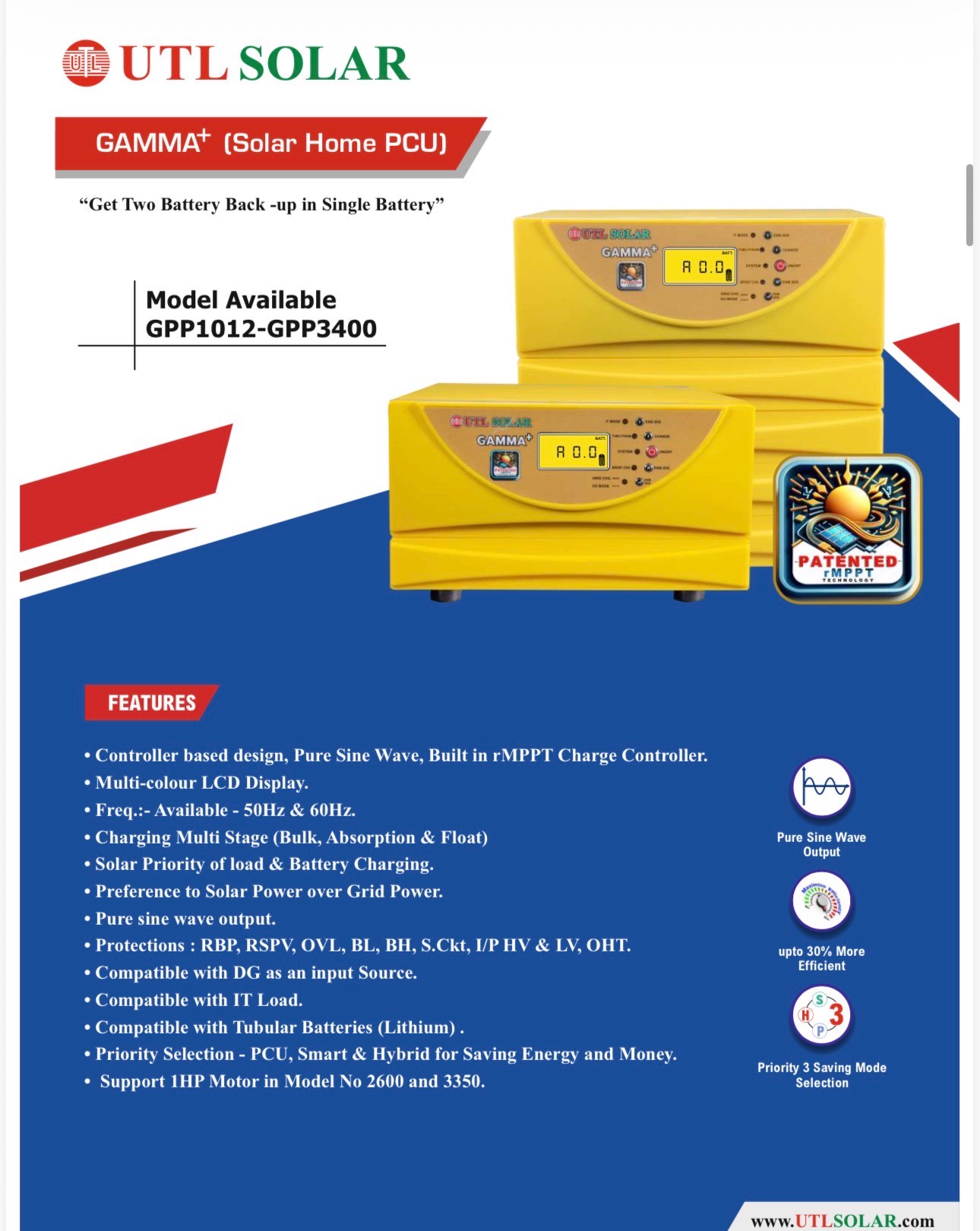 Solar Inverters UTL and Havells in Padri Bazar for Efficient Power Solutions -  - Buy Online at SHRADDHAPREM ENTERPRISES