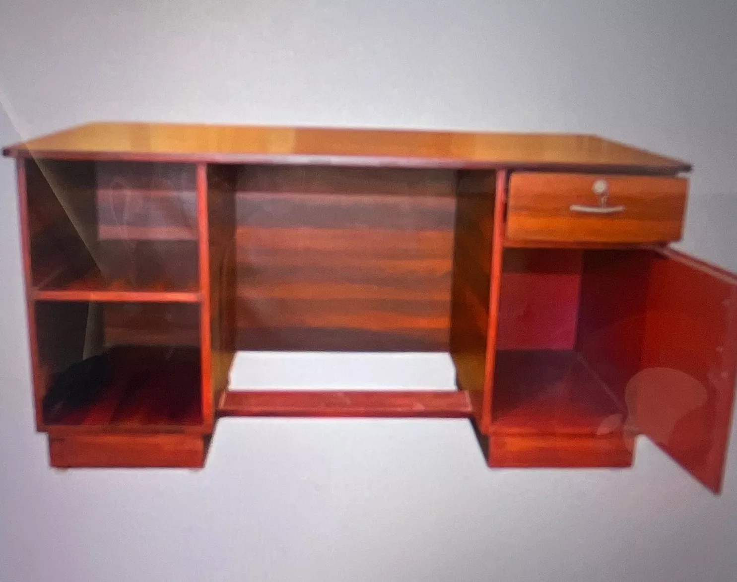 Wooden Office Desk in Naushera Mandi with Shelves and Drawers -  - Buy Online at MKT TRADERS