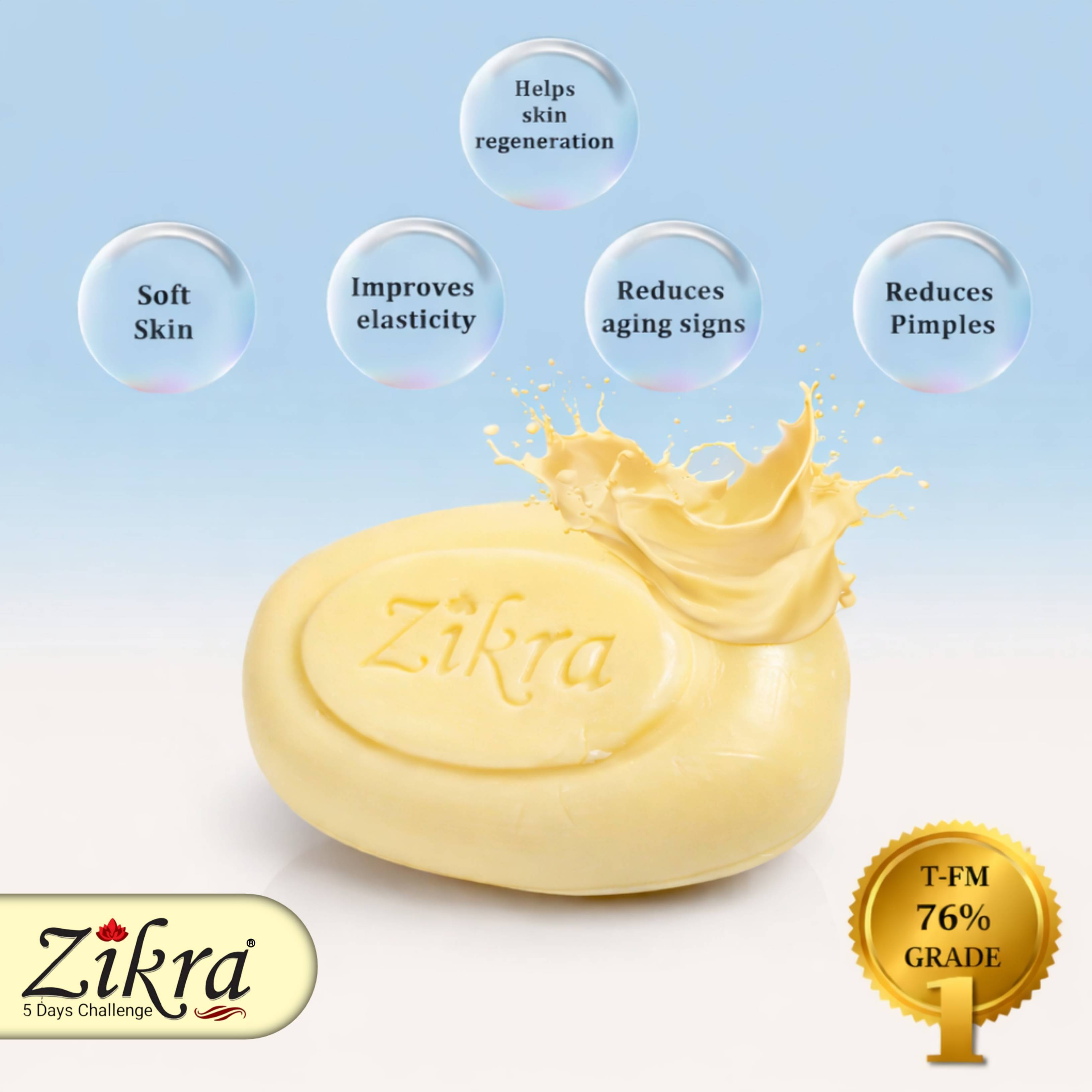 Zikra Anti Acne & Skin Whitening Soap in Bhusawal: Organic Solution for Acne & Pigmentation - Image 2