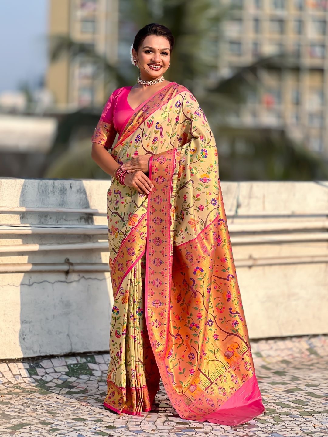 Allover Tishu Paithani in Nashik, Wholesale Price -  - Buy Online at KALANSHUK