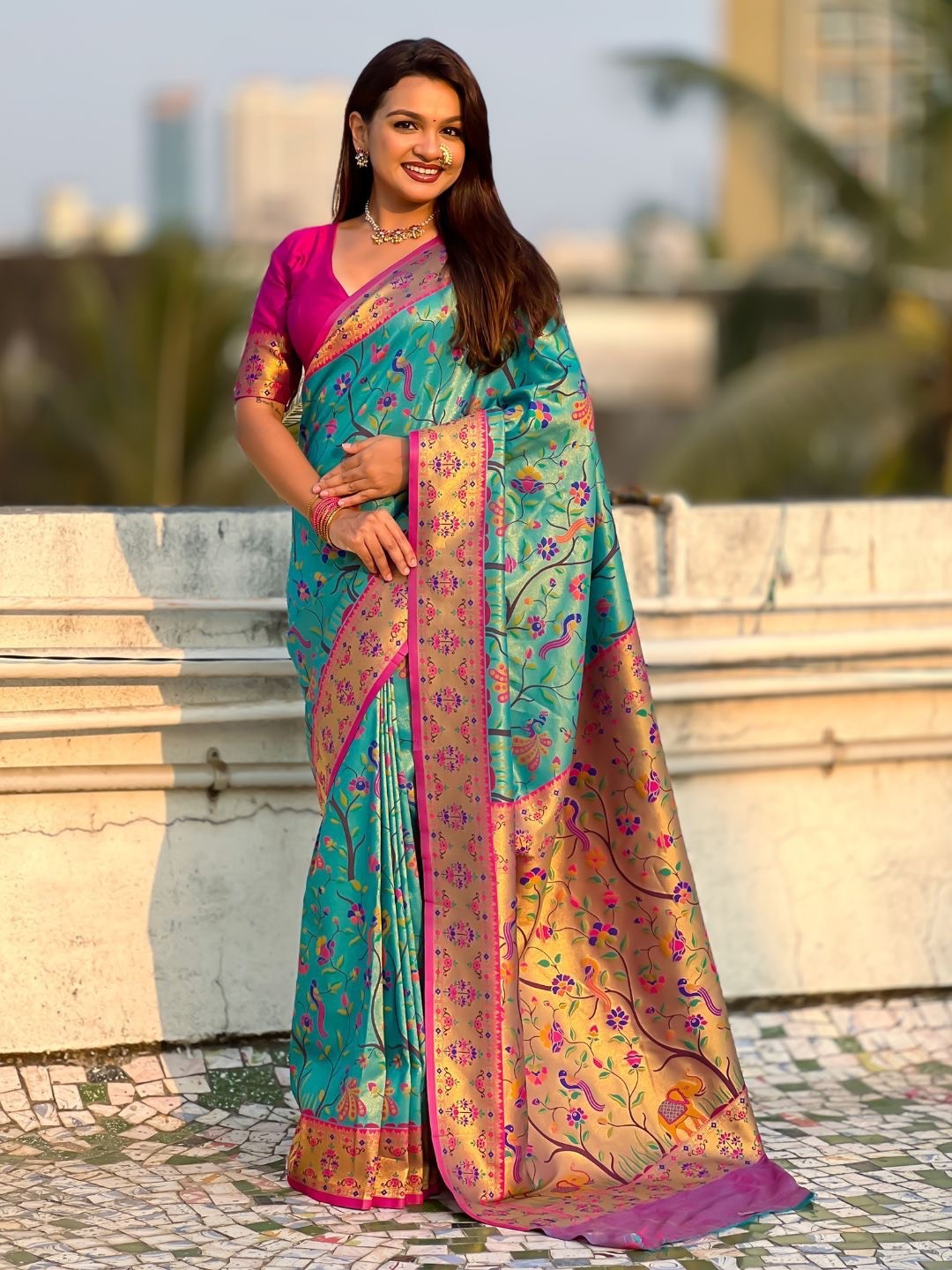 Allover Tishu Paithani in Nashik, Wholesale Price - Image 1