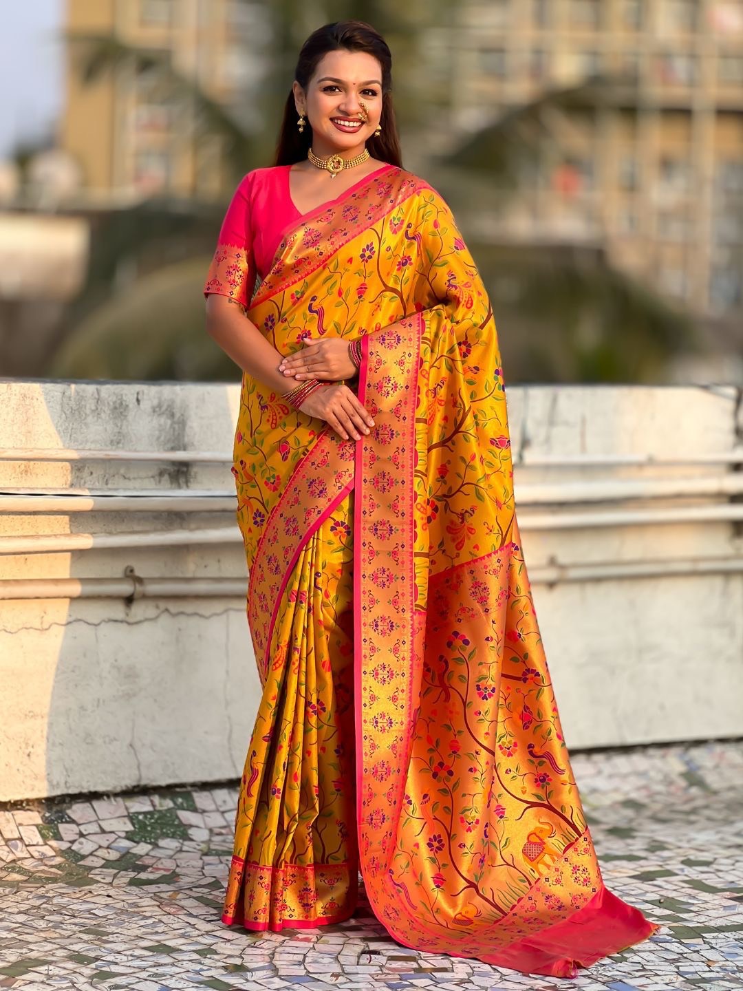 Allover Tishu Paithani in Nashik, Wholesale Price - Image 2