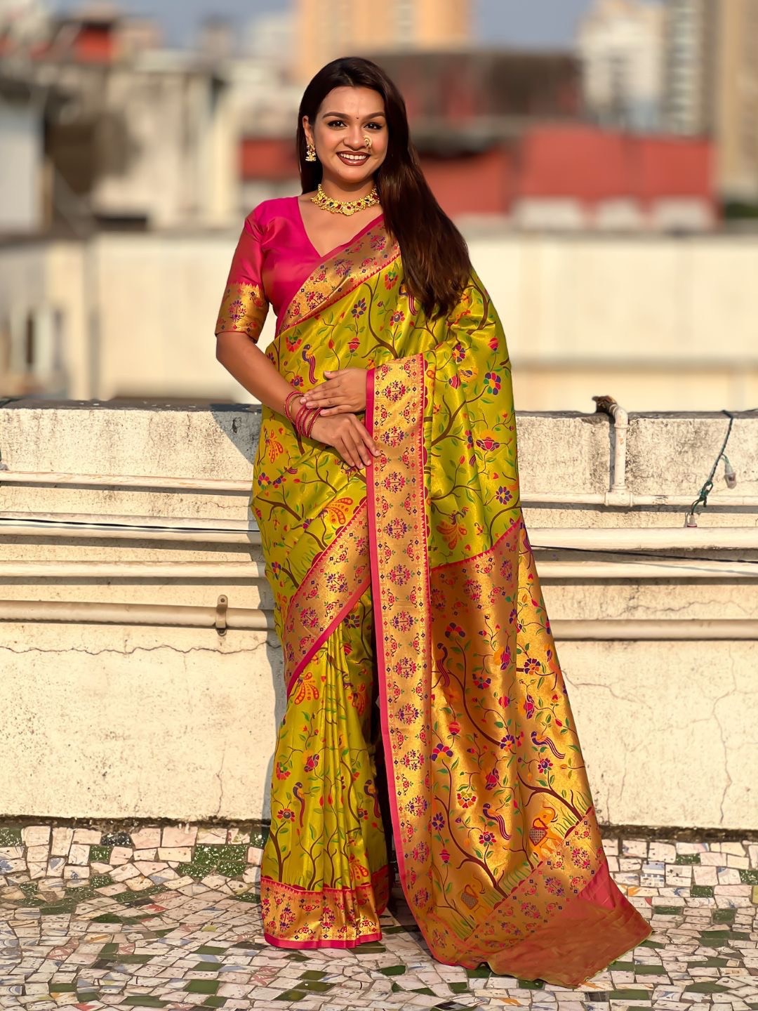 Allover Tishu Paithani in Nashik, Wholesale Price - Image 4