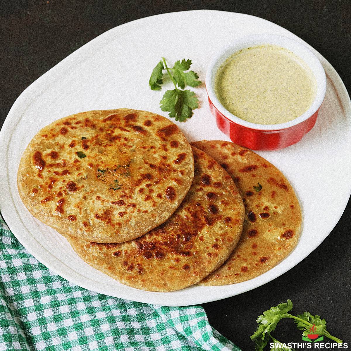 Indian Cuisine Mooli Parantha in Chandigarh - Flavorful and Nutritious -  - Buy Online at SIZZLING TAWAZ AND TIKKAZ