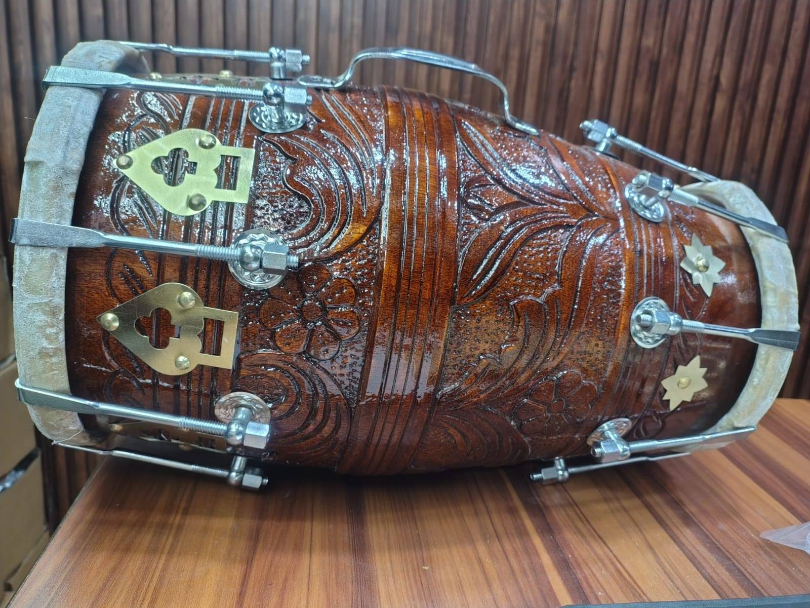 SHESHAAM WOOD DHOLAK in Meerut - Versatile and Traditional Musical Instrument -  - Buy Online at MELODY MAKERS INDIA