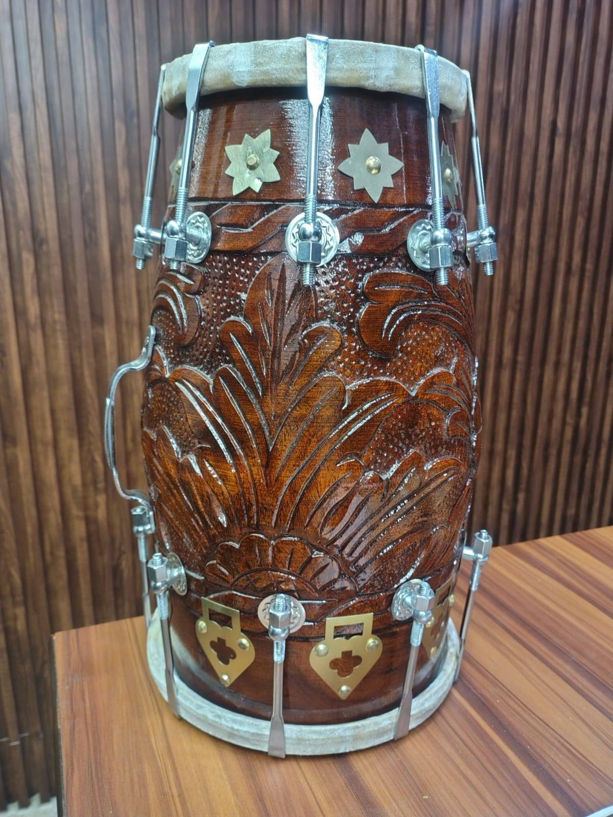 SHESHAAM WOOD DHOLAK in Meerut - Versatile and Traditional Musical Instrument - Image 1