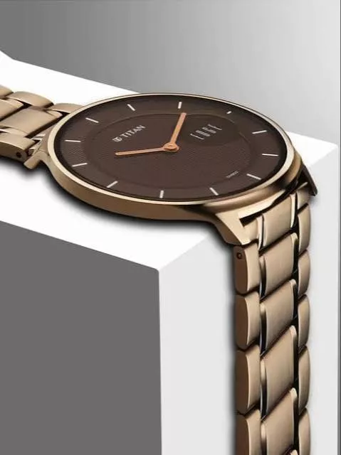 Titan Men's Classic Brown Dial Watch in Beside Sangameswarafunction Hallold Town - Stylish and Reliable Timepiece -  - Buy Online at K V RAMANA GOLD SMITH