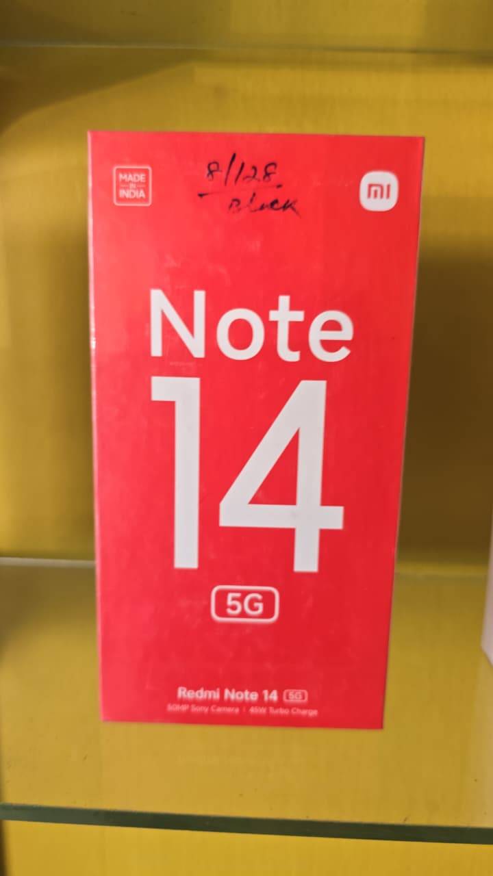  Redmi Note 14 5G Mobile IMPHAL WEST ELECTRONICS SINGJAMEI SUPERMARKET NEARACHY CASATTE GALLERY