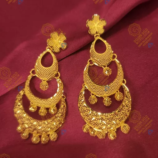 18ct Fusion Earring - GOLDEN GOLD JEWELLERS
