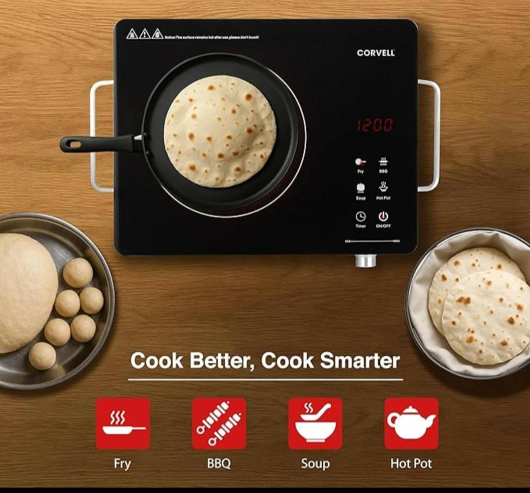 Chinar Induction Infrared Stove with Grill in Kathua - Efficient Cooking and Grilling - Image 1