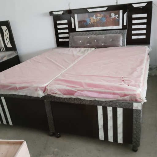 Box bed double with mattress 4inch -  - Buy Online at STARRISE ELECTRO WORLD