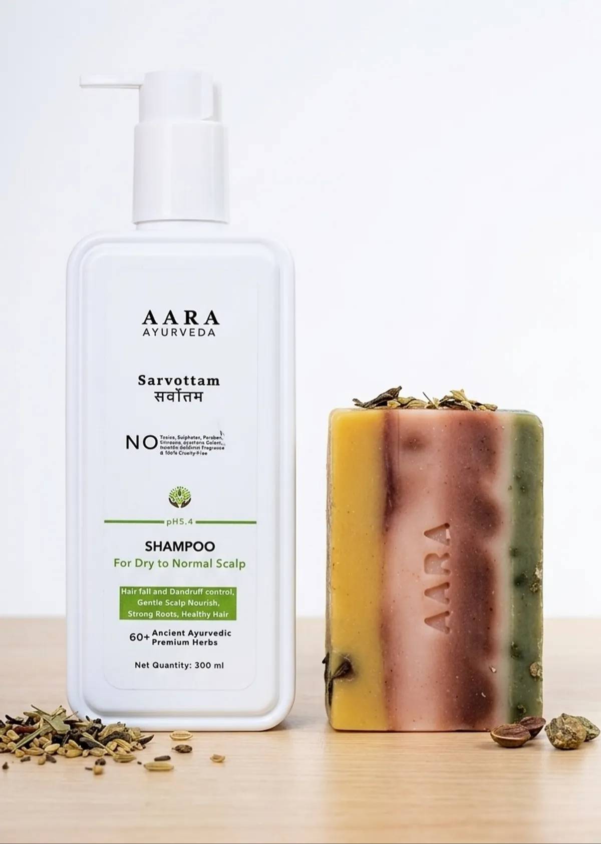 AARA Ayurveda Sarvottam Shampoo and Shop in Pune: Herbal Blend for Healthy Scalp -  - Buy Online at AARA AYURVEDA