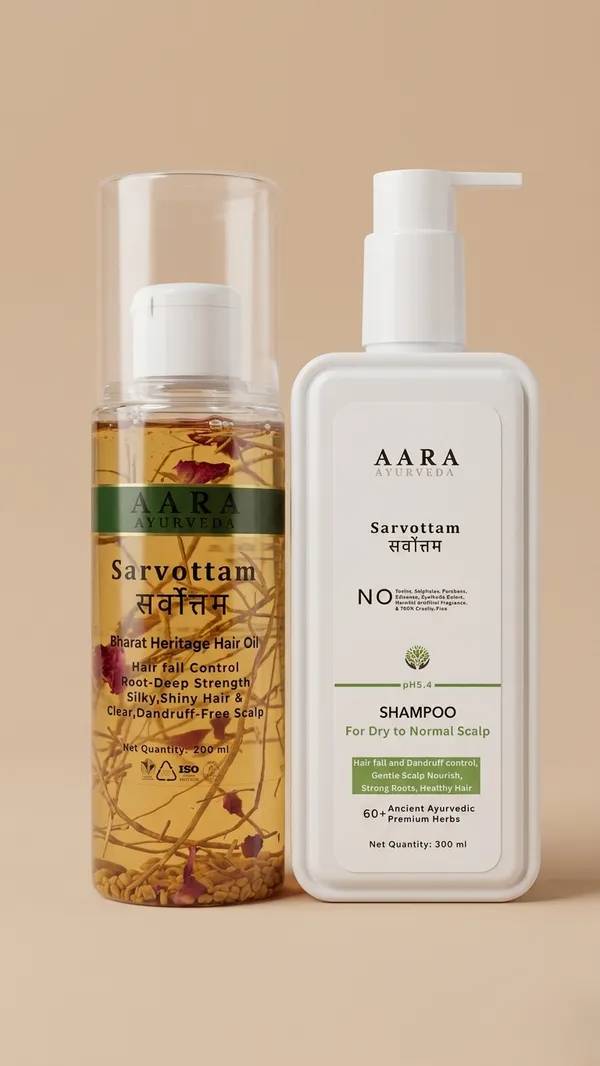 Aara Ayurveda Hair Care Combo Pack in Pune - Natural Ingredients -  - Buy Online at AARA AYURVEDA